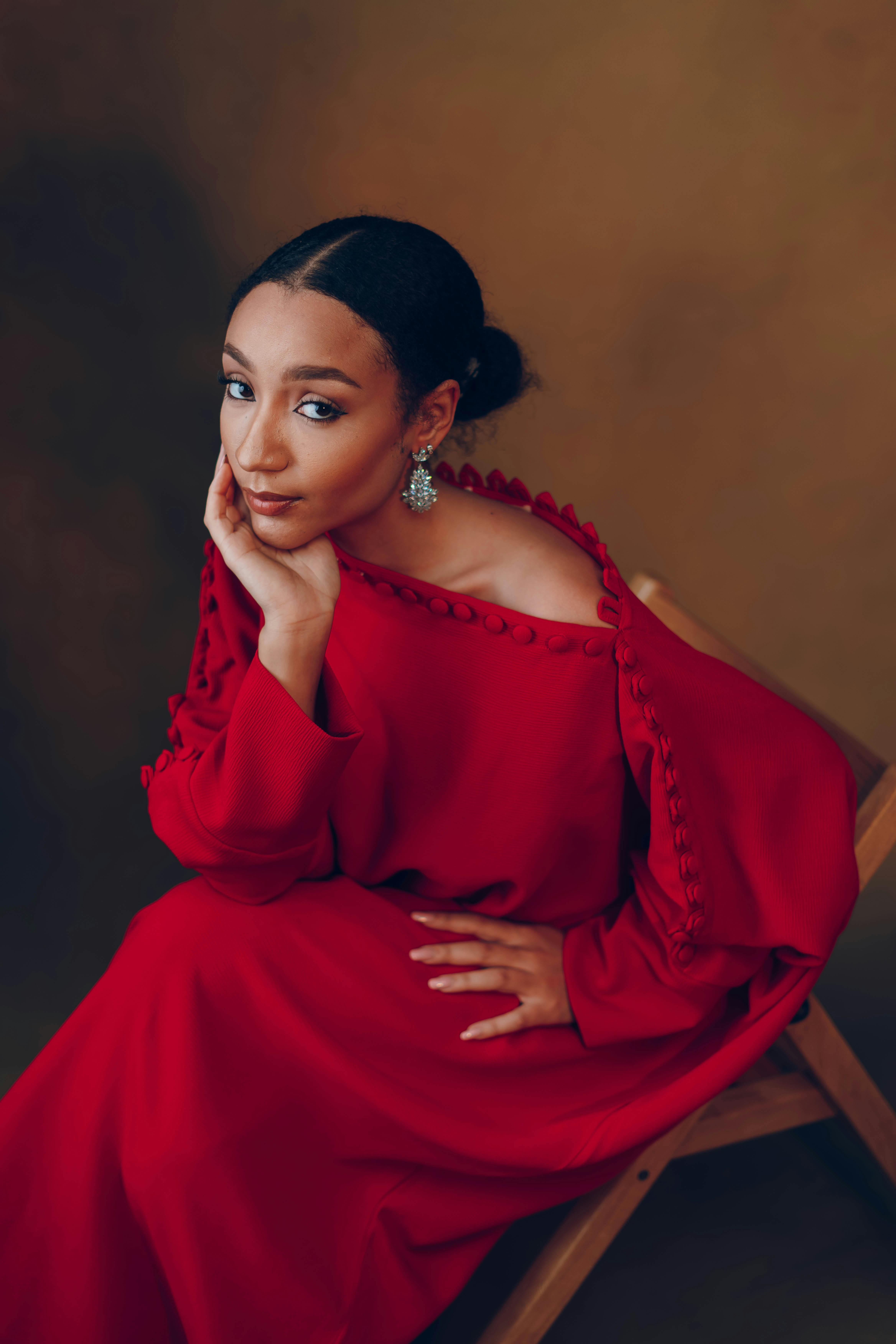 Nia Off-Shoulder Ankara Top